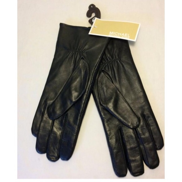 NWT Michael Kors Leather Gloves - Picture 4 of 4